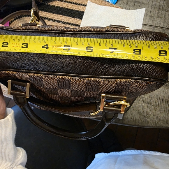 Louis Vuitton Damier Brown Leather Bag - Picture 10 of 16